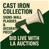 Cast Iron Signs, Wall Plaques & Decorative Ironwork