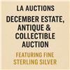December Estate & Collectibles – Sterling Silver, Art, Decor & Furniture