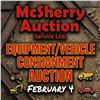 Consignment Auction: Equip., Building Supplies, Tractors, Vehicles. Feb 4 #6