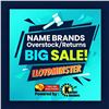 LLOYDMINSTER NAME BRANDS OVERSTOCK & RETURNS SATURDAY SALE!