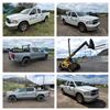 4 PICKUP TRUCKS, TELEHANDLER, GENERATOR, OFFICE CONTAINER