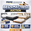 Prime Liquidation-Brand new king/queen beds & matteress