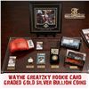 WAYNE GREATZKY ROOKIE CARD GRADED GOLD SILVER BULLION/COINS in house pick up edmonton  