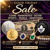 Good Friday Mega Sale | RCM, Silver, Gold, Coins, Banknotes, Silver, Sports, Jewels, Gemstones