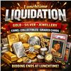 Lunchtime Liquidation | Gold, Silver, Jewellery, Coins, Collectibles, Graded Cards
