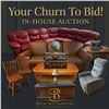 Your Churn to Bid! - Vintage Valuables & Furniture - In-House