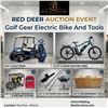 Golf Gear  Electric Bike and tools Red Deer
