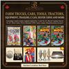 Farm Trucks Cars Tools Tractors Equipment Trailers C can Silver Coins and more