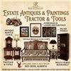 Estate antiques and paintings tractor and tools