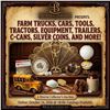 Farm Trucks Cars Tools Tractors Equipment Trailers C can Silver Coins and more