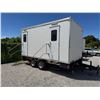FOUR MOBILE RESTROOM TRAILERS - CREDITOR REPOSSESSION