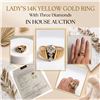 Lady's Custom 14kt Yellow Gold Ring 