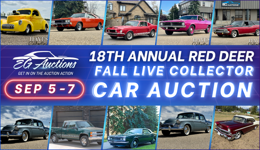 18th Annual Red Deer Fall Live Collector Car Auction
