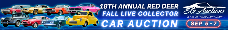 18th Annual Red Deer Fall Live Collector Car Auction