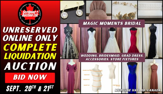 Magic Moments Bridal Complete Liquidation Dispersal Auction