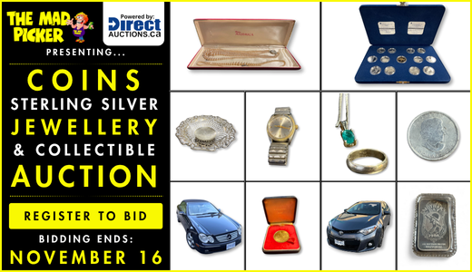 Mad Picker Vancouver - Coins, Sterling Silver Jewellery & Collectible Auction
