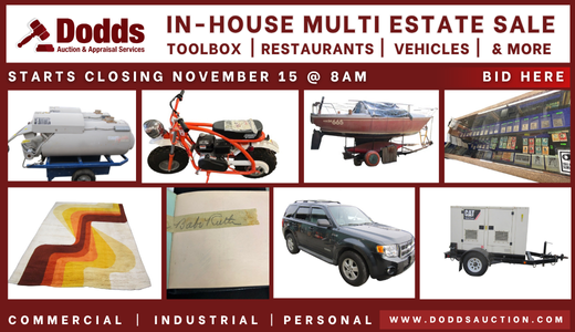IN-HOUSE MULTI ESTATE - STARTS CLOSING NOVEMBER 15 @ 8AM