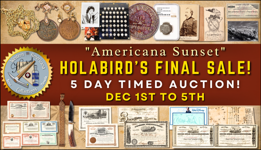 Americana Sunset Timed Auction: Holabird's Final Sale!