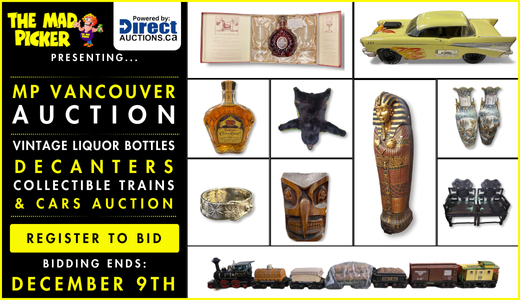Mad Picker Vancouver - Vintage Liquor Bottles, Decanters,Collectible trains & cars auction