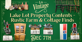 Lake Lot Property Contents – Rustic Farm & Cottage Finds