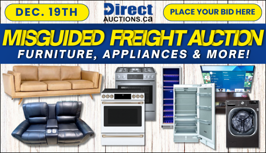Misguided Freight Auction - Furniture, Appliances & More!