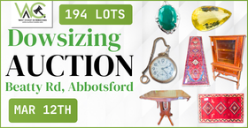 Auction Beatty Rd, Abbotsford Pickup Saturday March 14, 2026