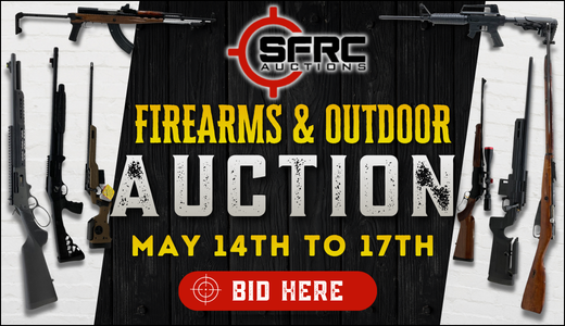 May 14th to 17th  Firearms & Outdoor Auction