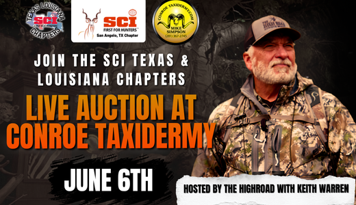 Texas/Louisiana Chapters of SCI Fundraiser at Conroe Taxidermy with Keith Warren & The Highroad