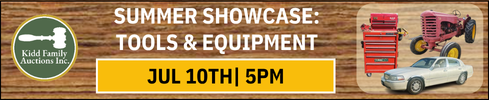 JUL 10TH - SUMMER SHOWCASE: TOOLS & EQUIPMENT