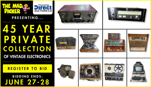Mad Picker Vancouver Location - 45 Year Private Collection of Vintage Electronics