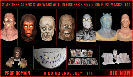 STAR TREK ALIENS STAR WARS ACTION FIGURES & 65-75 DON POST MASKS! 144