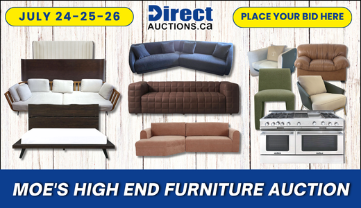 Moe's & ARK High End Luxury Furniture Auction