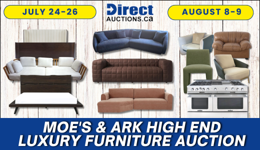 Moe's & ARK High End Luxury Furniture Auction