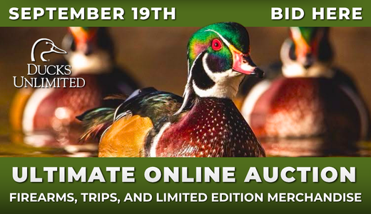 Ducks Unlimited Ultimate Online Auction- Firearms, Trips, and Limited Edition Merchandise