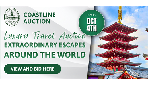 Coastline Luxury Travel Auction: Extraordinary Escapes Around the World