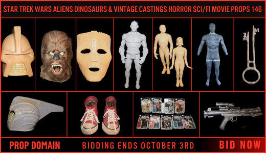 STAR TREK WARS ALIENS DINOSAURS & VINTAGE CASTINGS HORROR SCI/FI MOVIE PROPS 146