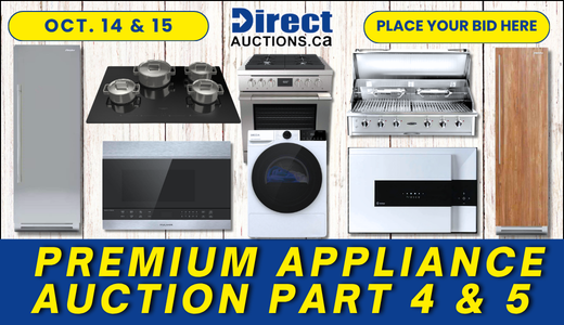 Premium Appliance Auction Part 4 & 5