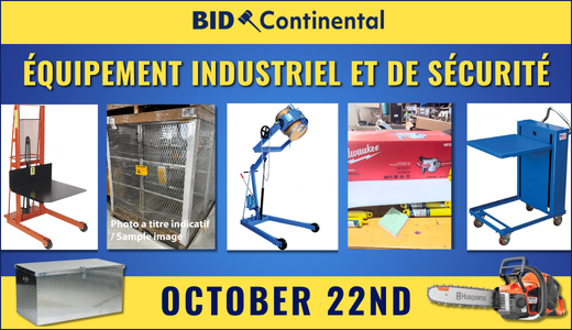 ÉQUIPEMENT INDUSTRIEL ET DE SÉCURITÉ