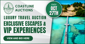 Coastline Luxury Travel Auction – Exclusive Escapes & VIP Experiences