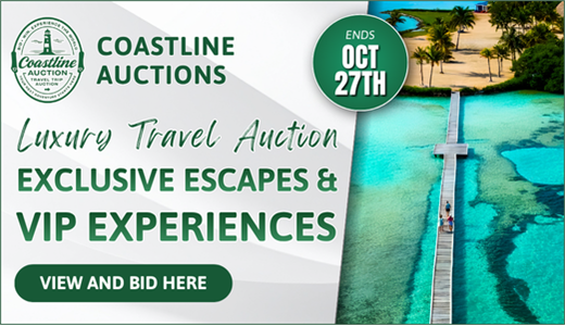 Coastline Luxury Travel Auction – Exclusive Escapes & VIP Experiences