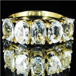 9.28ctw Aquamarine 10k Gold Ring (JEW-2900)