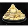 Image 1 : Chinese Handcarved Bone Seated Buddha on Base (CLB-710)