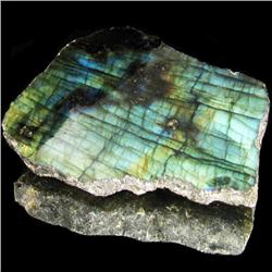 202.55ct Flashy Peacock Color Labradorite Slab (GEM-33662)