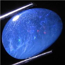 1.31ct Australian Black Opal Doublet Full Fire (GEM-31427)