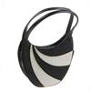 Ladies High Fashion Black & White Stingray Purse (ACT-036)