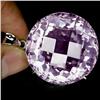 Image 1 : 114ct Lab Kunzite Silver Pendant Appr Est $15k (JEW-2629)