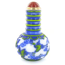 Antique Chinese Peking Glass Snuff Bottle (ANT-1561)