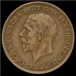 1935 British Geo V 1p XF (COI-8940)