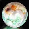 Image 1 : 26.6ct Spearmint Fire Agate Sphere Pendant (GEM-35647)