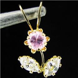 1.51ctw CZ 14k Gold Pendant (JEW-2924)